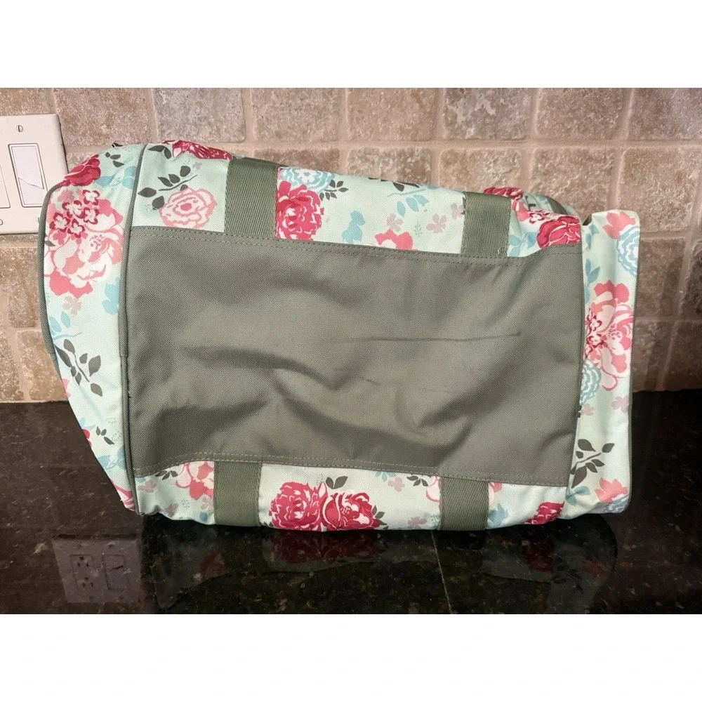 PB Pottery Barn Teen Duffle Gear Up Pool Garden Party Floral Travel‎ Weekender